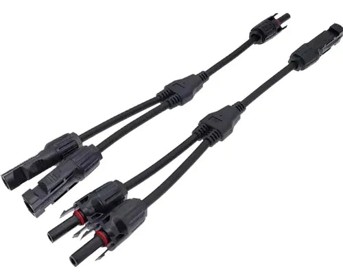 Set de Conectores Solares MC4 tipo Y (Macho y Hembra)