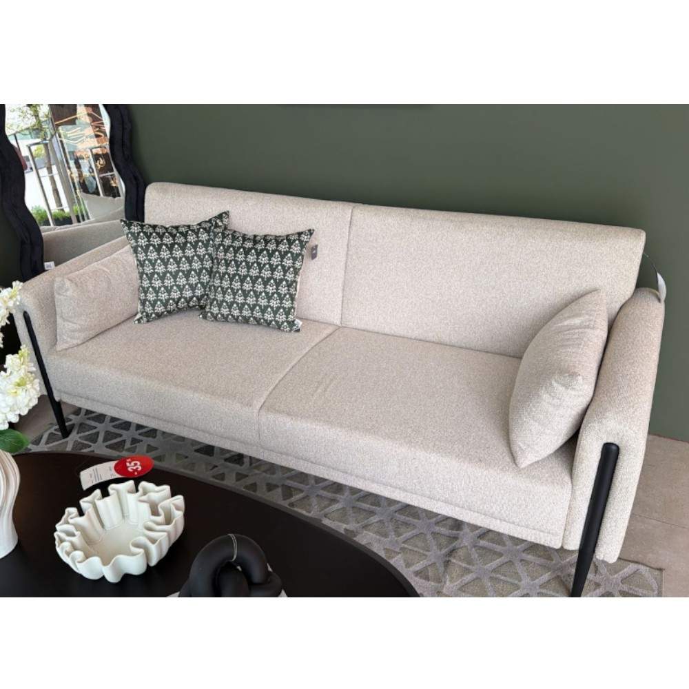 Sofá cama Mistic clic clac de 3 puestos beige