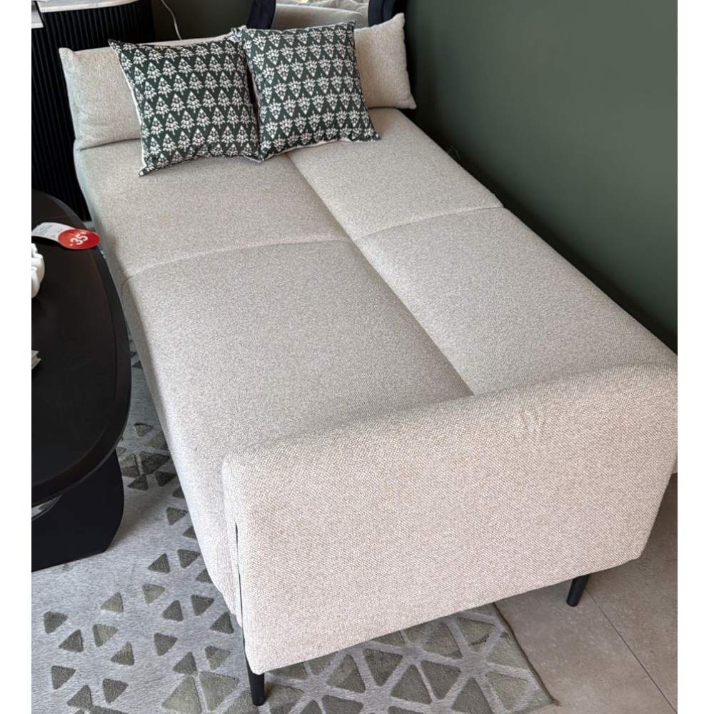 Sofá cama Mistic clic clac de 3 puestos beige