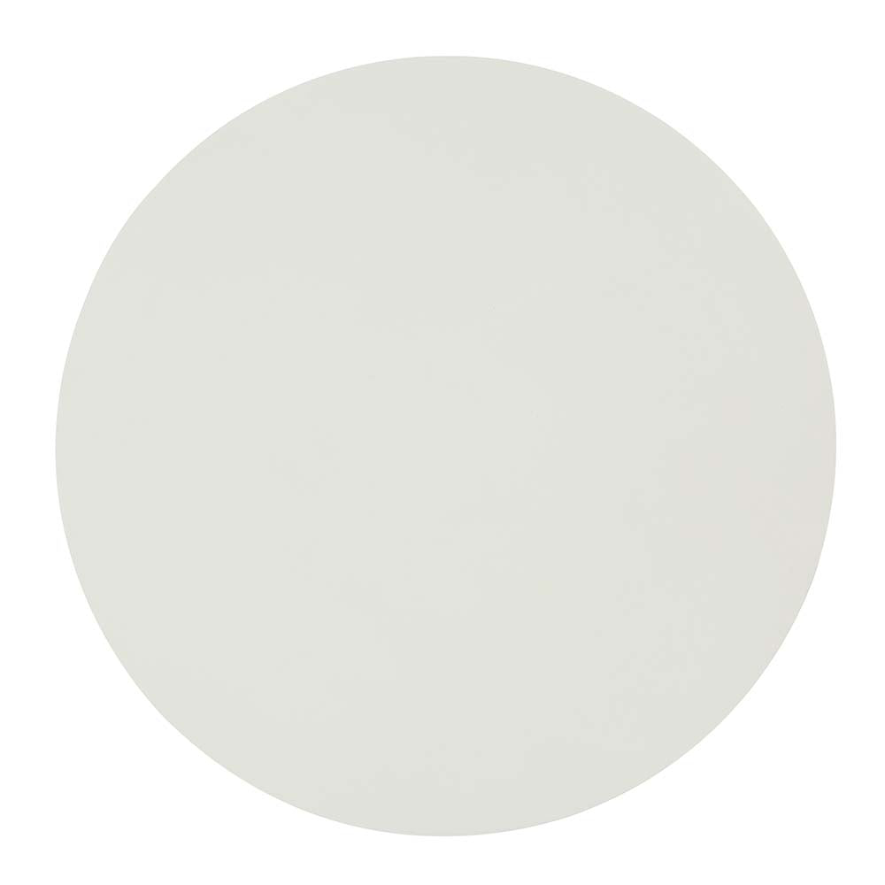 Mesa de centro redonda minimalista Brune blanco