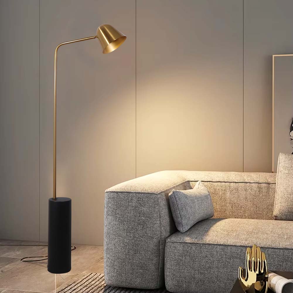 Lámpara de pedestal GU10 Diane metal brass 125cm