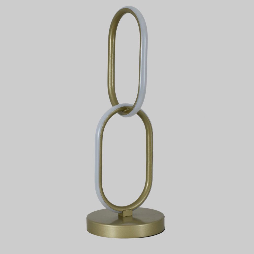 Lámpara LED de mesa led Chain color champagne luz calida