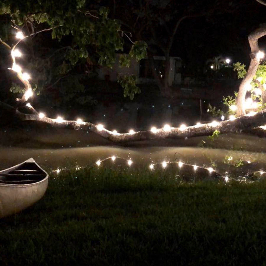 Guirnalda de exterior (15m) para 24 focos Led